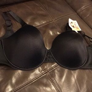 Vanity Fair Black Bra - Beauty Back w. Underwire
